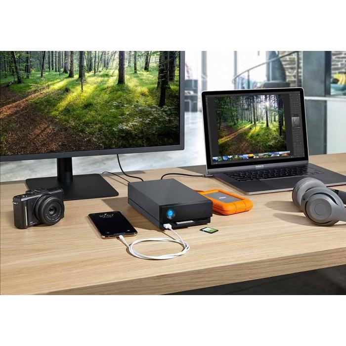 LaCie 1big Dock disco externo 8 TB 7200 RPM 3.5'' USB Type-A 3.2 Gen 1 (3.1 Gen 1) Preto — imagem 11 de 13