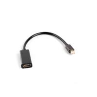 Lanberg AD-0005-BK adaptador de cabo de vídeo 0,2 m Mini DisplayPort HDMI Type A (Standard) Preto