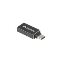 Lanberg AD-UC-UA-02 adaptador para cabos USB 3.0 Type C USB 3.0 Type A Preto