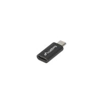 Lanberg AD-UC-UM-01 adaptador para cabos Micro-USB 2.0 Type B USB 2.0 Type C Preto