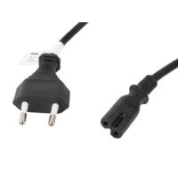 Lanberg CA-C7CA-11CC-0018-BK cabo de energia Preto 1,8 m Acoplador C7 CEE7/16