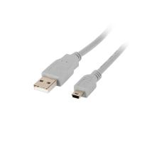 Lanberg CA-USBK-10CC-0018-S cabo USB USB 2.0 1,8 m Mini-USB A USB A Cinzento