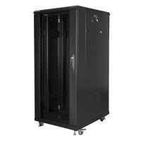 Lanberg FF01-6827-12BL armário rack 27U Rack independente para servidor Preto