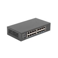Lanberg RSGE-16 switch de rede Não-gerido Gigabit Ethernet (10/100/1000) 1U Preto