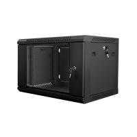 Lanberg WF01-6406-10B armário rack 6U Rack de pendurar na parede Preto
