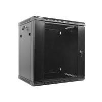 Lanberg WF01-6412-10B armário rack 12U Rack de pendurar na parede Preto
