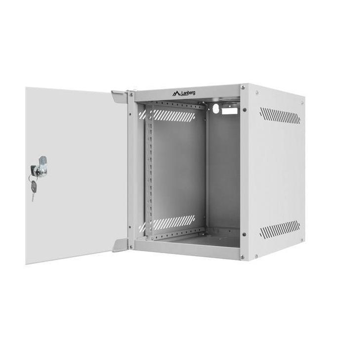 Lanberg WF10-2306-10S armário rack 6U Rack de pendurar na parede Cinzento — imagem 2 de 6