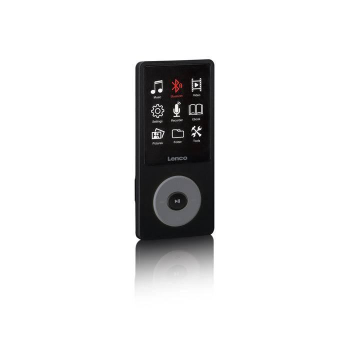 Lenco Xemio-860 Leitor MP3 8 GB Preto, Cinzento — imagem 2 de 6