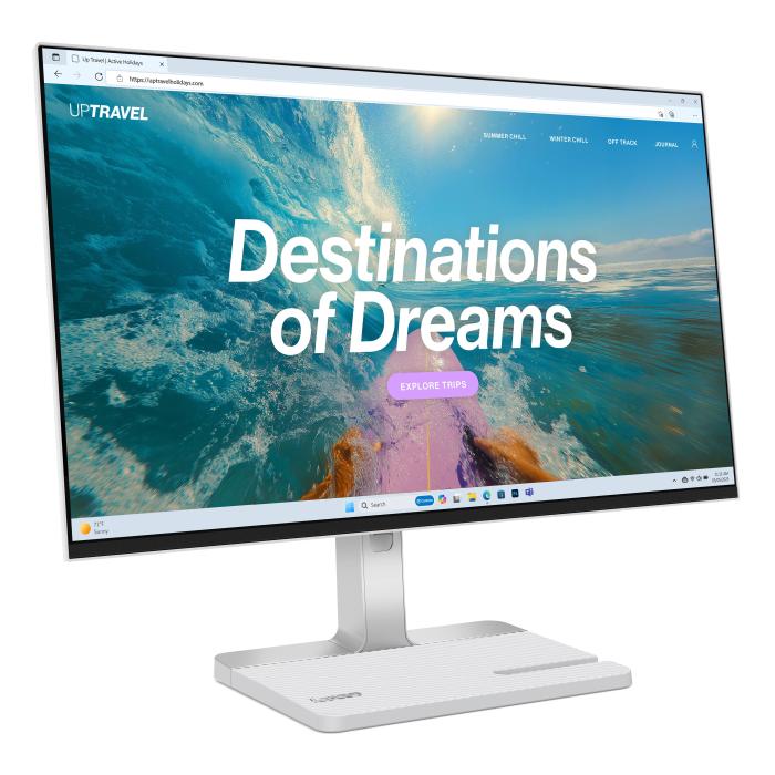 Lenovo L24D-4C monitor de ecrã 60,5 cm (23.8'') 1920 x 1080 pixels Full HD LCD Cinzento — imagem 3 de 20