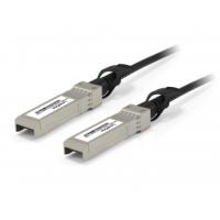 LevelOne DAC-0103 Cabo InfiniBand/Fibra Ótica 3 m SFP+ Preto, Aço inoxidável