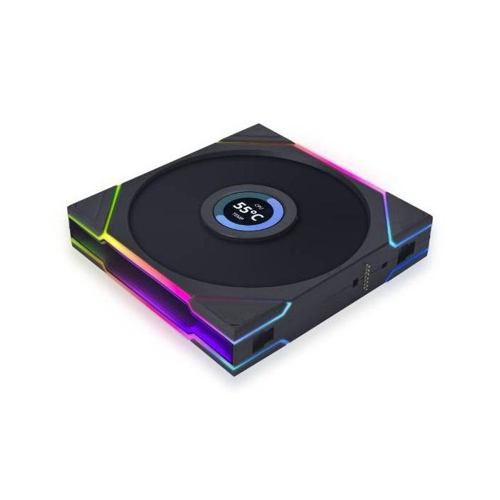 Lian Li Uni Fan TL LCD Caixa de computador, Processador Ventoinha 14 cm Preto 1 unidade(s) — imagem 3 de 8