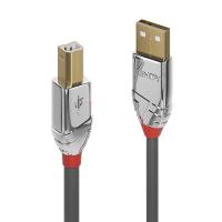 Lindy 36645 cabo USB USB 2.0 7,5 m USB A USB B Cinzento