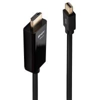 Lindy 36926 adaptador de cabo de vídeo 1 m HDMI Type A (Standard) Mini DisplayPort Preto