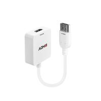 Lindy 38146 adaptador de cabo de vídeo HDMI Type A (Standard) DisplayPort Branco