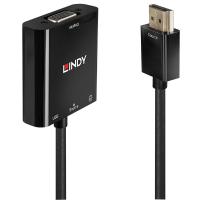 Lindy 38285 adaptador de cabo de vídeo 0,1 m HDMI Type A (Standard) VGA (D-Sub) Preto