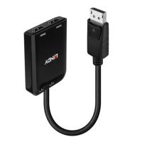 Lindy 38433 adaptador de cabo de vídeo DisplayPort 2 x HDMI