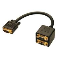 Lindy 41214 cabo VGA 0,18 m VGA (D-Sub) Preto