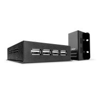 Lindy 42681 extensor de redes Recetor e transmissor de rede Preto