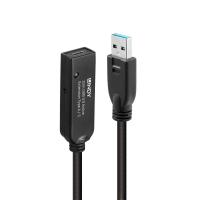 Lindy 43376 cabo USB USB 3.2 Gen 1 (3.1 Gen 1) 10 m USB A USB C Preto