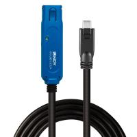 Lindy 43381 cabo USB USB 3.2 Gen 1 (3.1 Gen 1) 8 m USB C USB A Preto, Azul