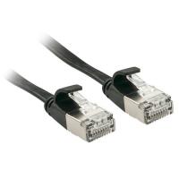 Lindy 47482 cabo de rede Preto 2 m Cat6a U/FTP (STP)