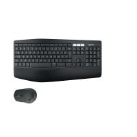 Logitech 920-008222 teclado Rato incluído Universal RF Wireless + Bluetooth AZERTY Francês Preto