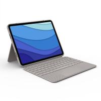 Logitech 920-010169 teclado para dispositivos móveis QWERTY Espanhol Smart Connector Areia