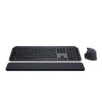 Logitech 920-011610 teclado Rato incluído Escritório RF Wireless + Bluetooth QWERTY Espanhol Grafite