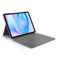 Logitech Combo Touch QWERTY Estados Unidos (Internacional) Smart Connector Cinzento