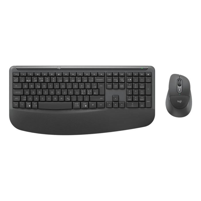 Logitech Signature Comfort Plus Combo MK880 for Business teclado Rato incluído Universal USB + Bluetooth QWERTY Espanhol — imagem 6 de 10