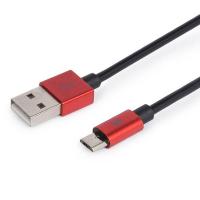 Maillon Technologique Premium MTPMUR241 cabo USB USB 2.0 1 m USB A Micro-USB B Vermelho