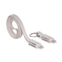 Mars Gaming MCA-ECO cabo USB USB 2.0 1 m USB A/USB C USB C/Micro USB-A/Lightning Cinzento, Branco