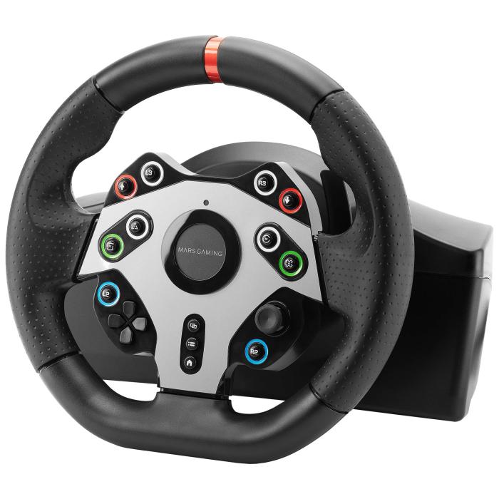 Mars Gaming MWHRSXTWO controlador de jogo Preto USB Volante + Pedais Analógico Playstation 3, PlayStation 4, PC, Xbox Series — imagem 25 de 28