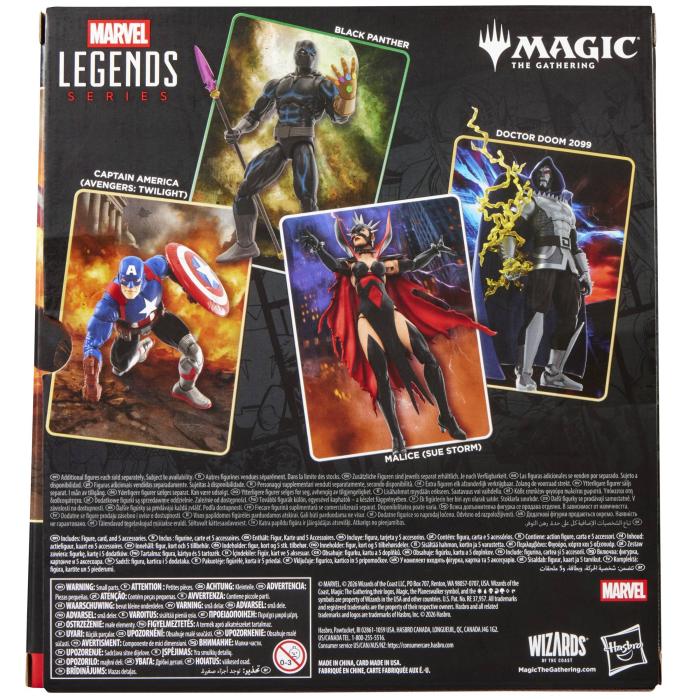 Marvel Legends Series Super Heroes Magic The Gathering Capitão América (Vingadores Twilight) — imagem 15 de 16