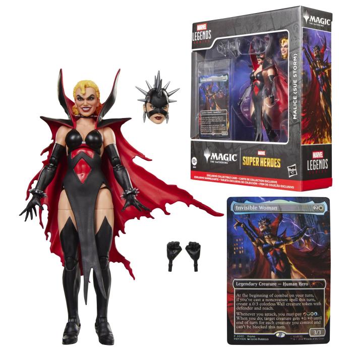 Marvel Legends Series Super Heroes Magic The Gathering Malice (Sue Storm) — imagem 6 de 16