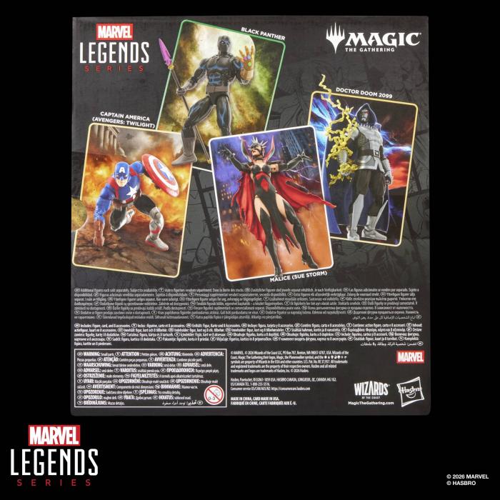 Marvel Legends Series Super Heroes Magic The Gathering Pantera Negra — imagem 15 de 16