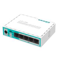 Mikrotik hEX lite router com fio Branco