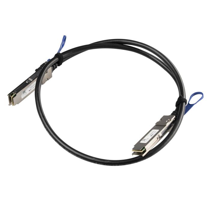 Mikrotik XQ+DA0001 Cabo InfiniBand/Fibra Ótica 1 m QSFP+ to QSFP+ / QSFP28 to QSFP28 Preto