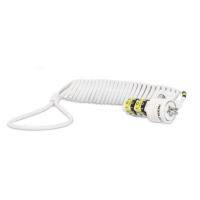 Mobilis 001234 cadeado antirroubo Branco 1,8 m
