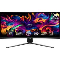 MSI MPG 341CQPX QD-OLED monitor de ecrã 86,4 cm (34'') 3440 x 1440 pixels UltraWide Quad HD Preto