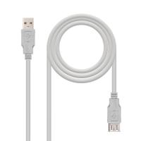 Nanocable 10.01.0203 cabo USB USB 2.0 1,8 m USB A Bege