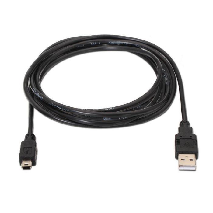 Nanocable 10.01.0403 cabo USB USB 2.0 3 m USB A Mini-USB B Preto