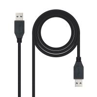 Nanocable 10.01.1002-BK cabo USB USB 3.2 Gen 1 (3.1 Gen 1) 2 m USB A Preto