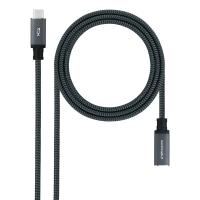Nanocable 10.01.4500-COMB cabo USB USB 3.2 Gen 2x2 0,5 m USB C Preto