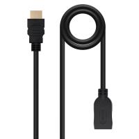 Nanocable 10.15.1011 cabo HDMI 1 m HDMI Type A (Standard) Preto