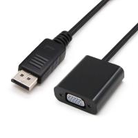Nanocable 10.16.0602 adaptador de cabo de vídeo 0,15 m DisplayPort VGA (D-Sub) Preto