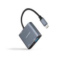 Nanocable 10.16.4304 adaptador gráfico USB Cinzento