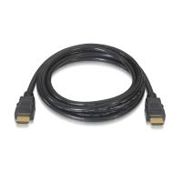 Nanocable HDMI V2.0, 0.5m cabo HDMI 0,5 m HDMI Type A (Standard) Preto