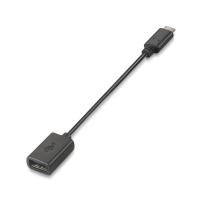 Nanocable USB 2.0, 0.15m cabo USB 0,15 m USB C USB A Preto