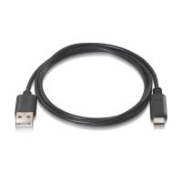 Nanocable USB 2.0, 2m cabo USB USB C 2 x USB A Preto